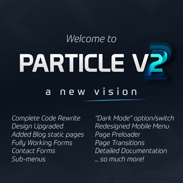 Particle - Modern Tech & Startup HTML Template