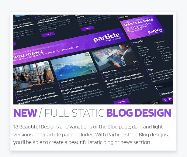Particle - Modern Tech & Startup HTML Template