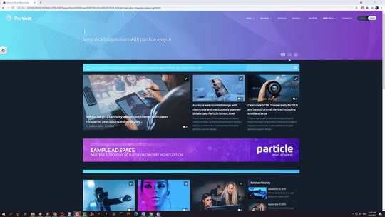 Particle - Modern Tech & Startup HTML Template - 9